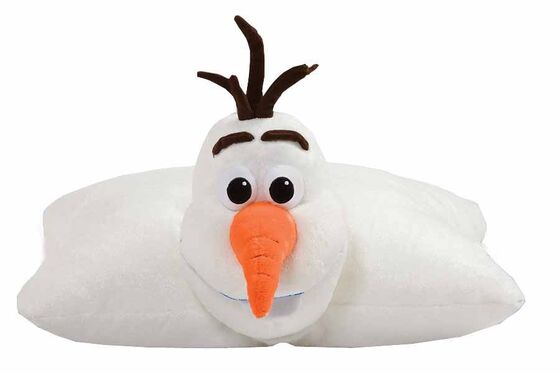 Cuscini personali e cuscini di Olaf congelati Disney a 18 pollici nel bianco