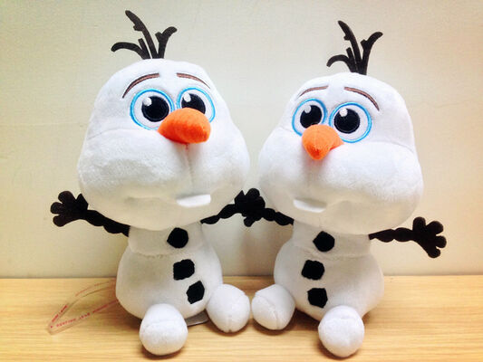 La peluche adorabile di Disney gioca l'animale farcito congelato Disney di Olaf, testa a 7 pollici della perla