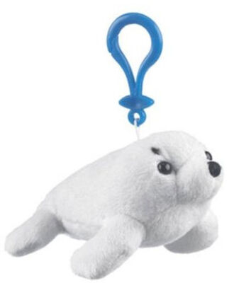 Giocattolo Keychain della peluche dell'animale farcito della foca della Groenlandia per la borsa scuola/dello zaino