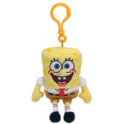 Giocattolo Keychain della peluche degli animali farciti di Spongebob con il tessuto molle della peluche