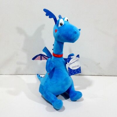 giocattoli della peluche farciti fumetto blu sveglio del drago del documento McStuffins di 30cm Disney