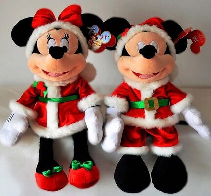 Natale Mickey Mouse di Disney di modo 18inch e giocattoli della peluche di Minnie Mouse