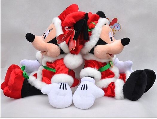 Natale Mickey Mouse di Disney di modo 18inch e giocattoli della peluche di Minnie Mouse