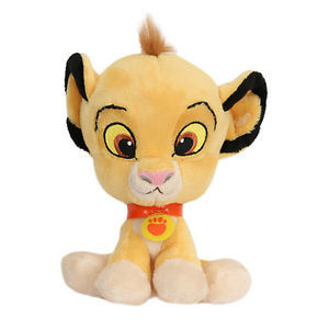 Il grande fumetto capo giallo di Simba di re leone di 8inch Disney ha farcito i giocattoli della peluche