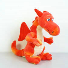 Giocattolo molle della peluche dei bambini alato modo degli animali farciti del drago di Dino