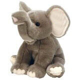 Giocattoli svegli grigi della peluche farciti Elephent dell'animale selvatico per la promozione