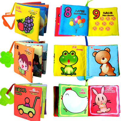 20 libri di panno di Bbay di stili per la carta sana dei giocattoli educativi del bambino per il bambino presto che impara
