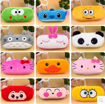Astuccio per le matite animale sveglio dei bambini/borsa fresca della matita della peluche per la scuola