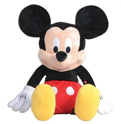 Giocattoli della peluche di musica di Disney Mickey Mouse, giocattoli di conversazione rosa degli amici e rosso