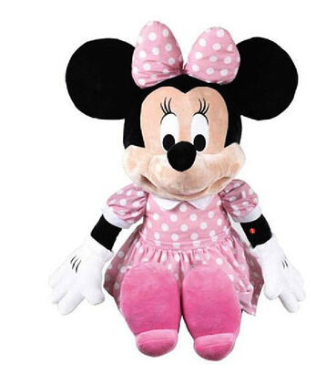 Giocattoli della peluche di musica di Disney Mickey Mouse, giocattoli di conversazione rosa degli amici e rosso