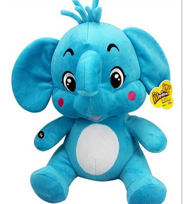 Giocattoli musicali della peluche dell'elefante a 12 pollici per il bambino presto che impara e che gioca