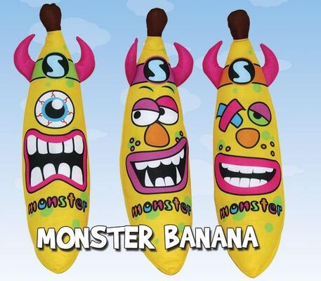 La banana a 12 pollici del mostro di carnevale ha farcito i giocattoli della peluche per la festa del andl di festival