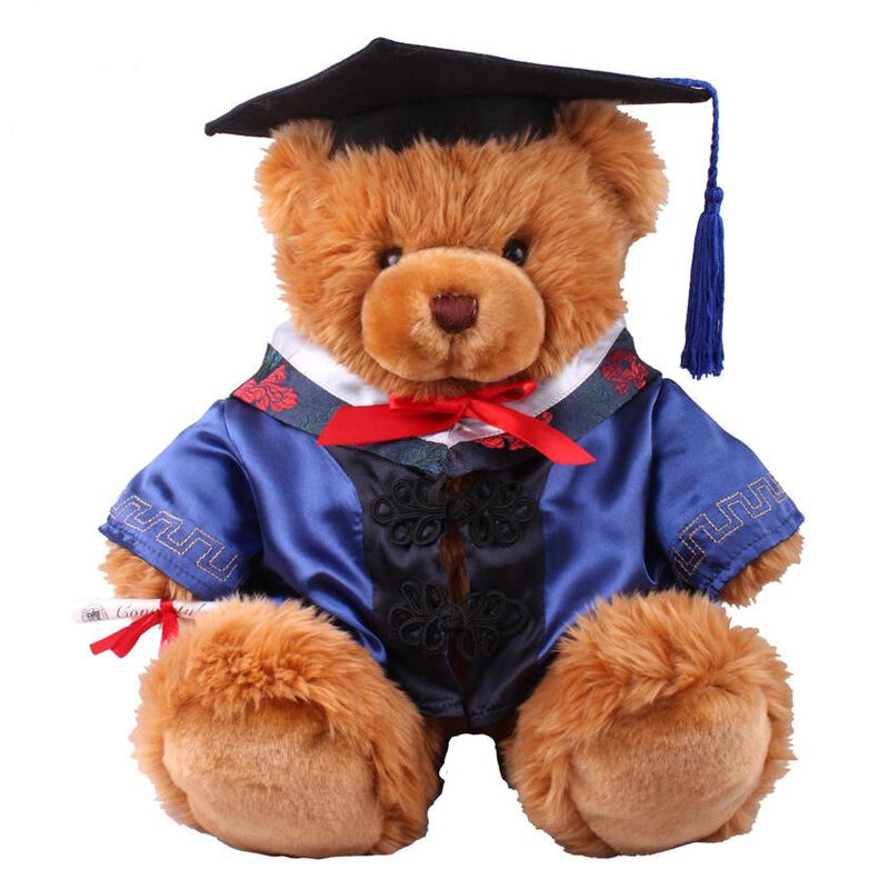 Giocattoli molli della peluche farciti orsacchiotto a 18 pollici del dottore Graduation per la celebrazione della raccolta