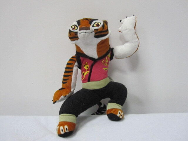 la peluche sveglia del fumetto di 20cm gioca gli animali farciti del fumetto della tigre femmina del panda di Kungfu