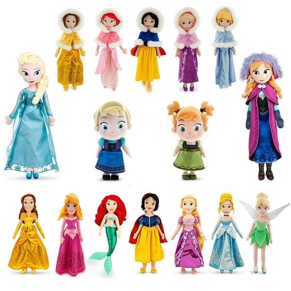 Giocattoli originali a 20 pollici di principessa Dolls Cartoon Stuffed Plush di Disney