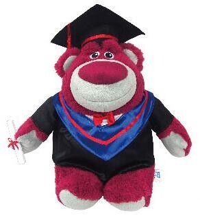 I giocattoli della peluche di Berrybear Disney di graduazione di Lotso, Toy Story 3 lotti-O'-Huggin'sopportano i giocattoli coccoli di Disney a 10 pollici