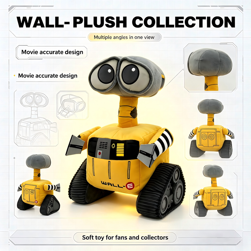 Carino Disney Pixar Plush WALL-E Qa Toys 35*15*15cm