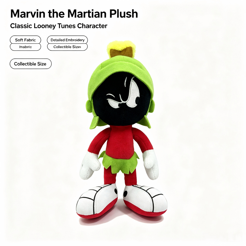 Looney Tunes Marvin Martian Disney Piattoli di peluche per 3+