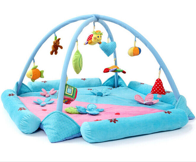 Pavimento molle personale della schiuma del giardino del bambino blu delle palestre felici del gioco