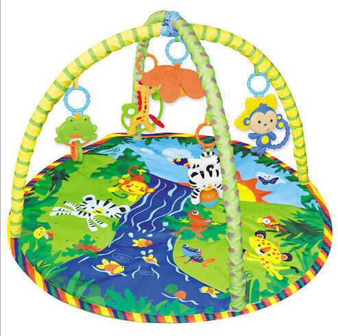 Palestra felice del gioco del bambino del giardino del bambino delle palestre tropicali di attività e bambino molle del giocattolo di attività della stuoia e del bambino della schiuma del pavimento