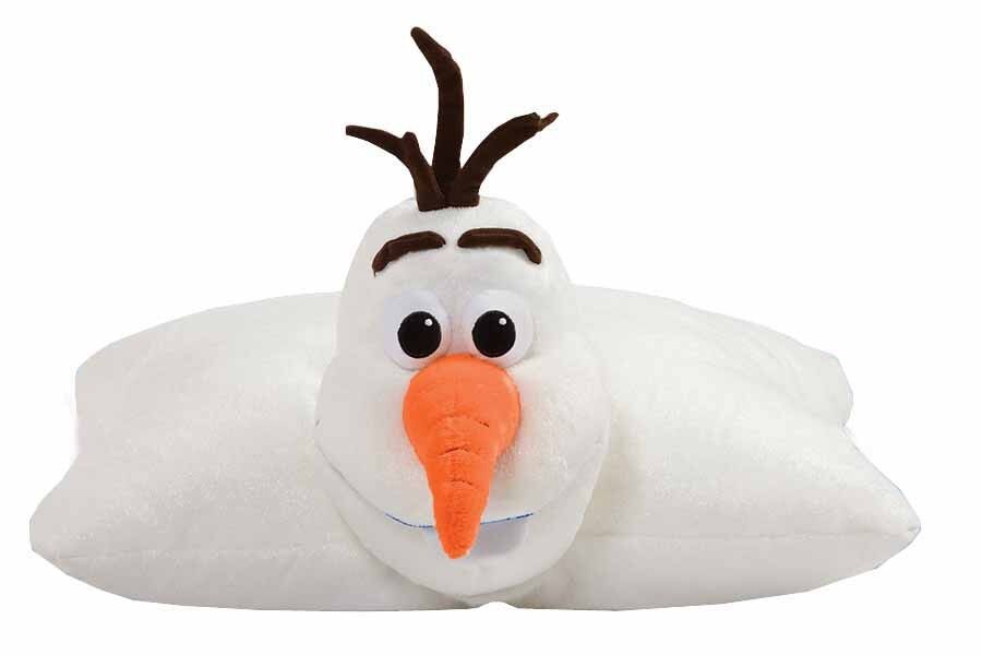 Cuscini personali e cuscini di Olaf congelati Disney a 18 pollici nel bianco
