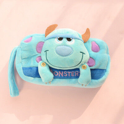 Giocattoli della cancelleria dell'astuccio per le matite della peluche di Sulley dell'università dei mostri su misura